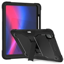 Dteck Case for iPad Pro 13 inch 2024,Heavy Duty Case 3 Layer Protection Shockproof Protective Cover Built-in Pencil Holder Kickstand for iPad Pro 13-in. (M4) 2024,Black