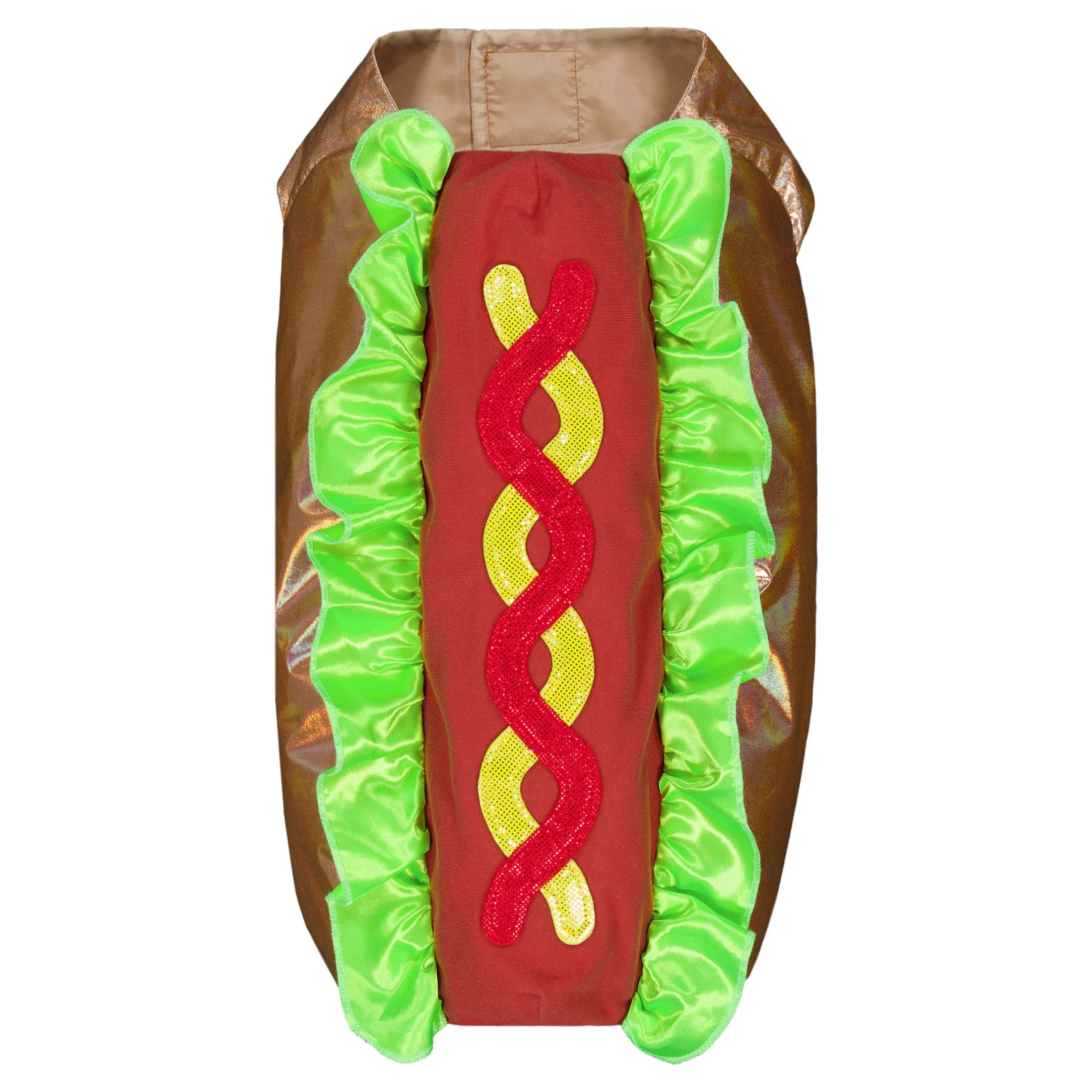 Vibrant Life Halloween Hot Dog Costume for Dogs and Cats, Multicolor, XS