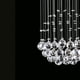 thumbnail image 3 of Candil de Cristal Cortado Gamalux Williams Krystal Esfera de 4 Luces, 3 of 5
