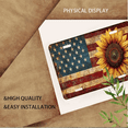 thumbnail image 3 of 1 Pcs Durable License Plate Covers & Frames, American Flag For Decorative Front, Waterproof For Decoration Aluminum License Plate Covers & Frames Cover For Men Women, 12" X 6", 3 of 6