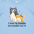 thumbnail image 4 of Inktastic I Love My Grandma Loves Me Cat Boys or Girls Baby T-Shirt, 4 of 5