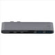 thumbnail image 2 of 7 en 1 Dual USB Tipo C Hub USB Tipo C Adaptador con Compatible SD/TF Lector de Tarjetas para 12.13.15.16-17 Pro B, 2 of 9