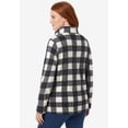 thumbnail image 2 of Woman Within Plus Size Microfleece Quarter-Zip Pullover, 2 of 6