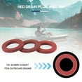 thumbnail image 4 of Outboard Lower Unit Oil Drain Gasket (20Pcs) Replaces 90430-08021-00 for Most 4-Stroke Models Crush Washer Seals, 4 of 10