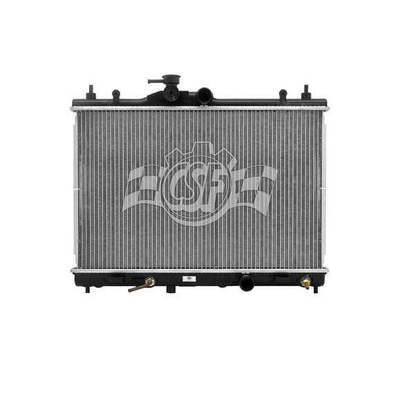 CSF 3348 1 Row Plastic Tank Aluminum Core Radiator
