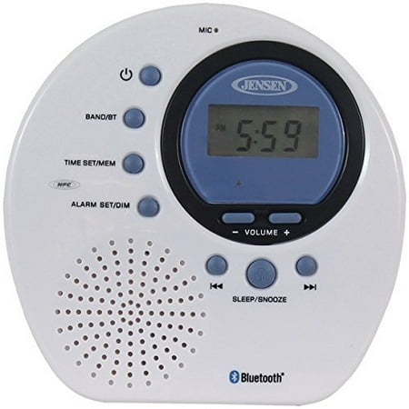 Fm Radio, Water-resistant Am/fm Clock Portable Bluetooth Digital Shower