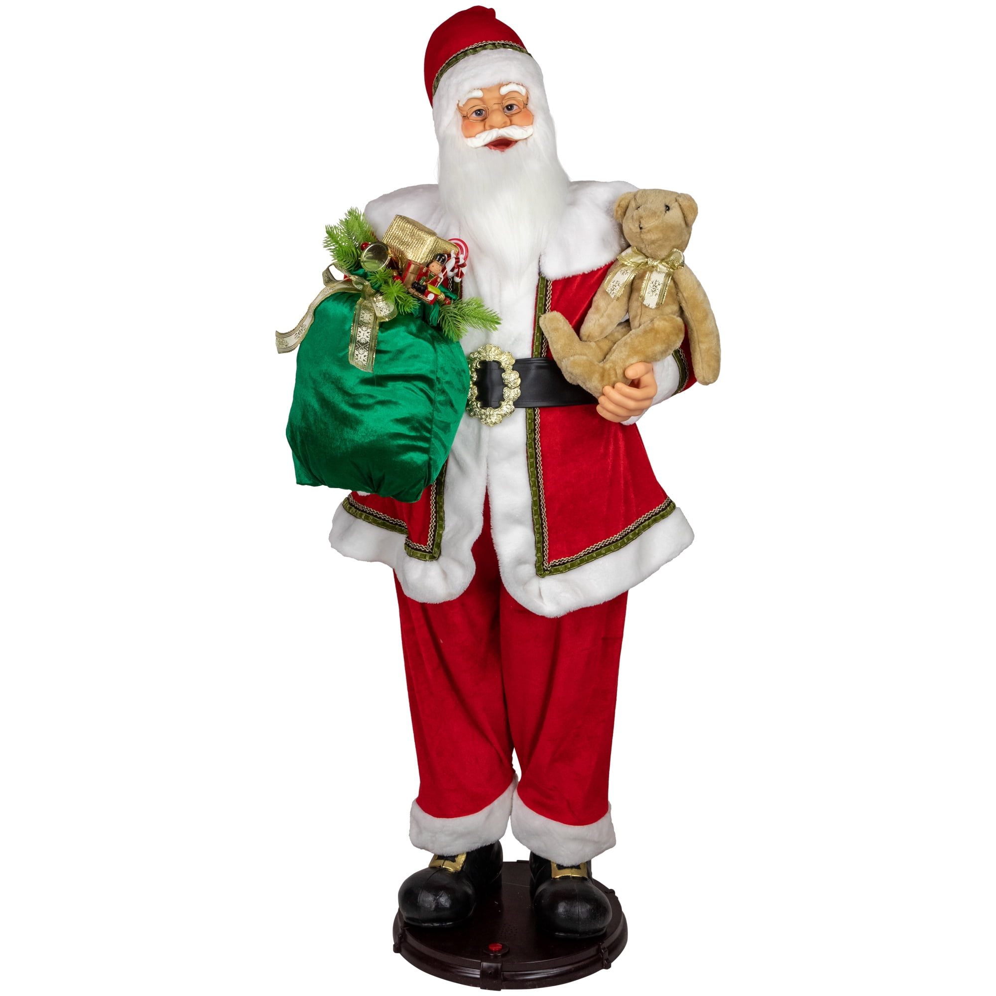 Northlight 5' Deluxe Traditional Animated and Musical Dancing Santa