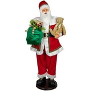 Northlight 5' Deluxe Traditional Animated and Musical Dancing Santa Claus Christmas Figure