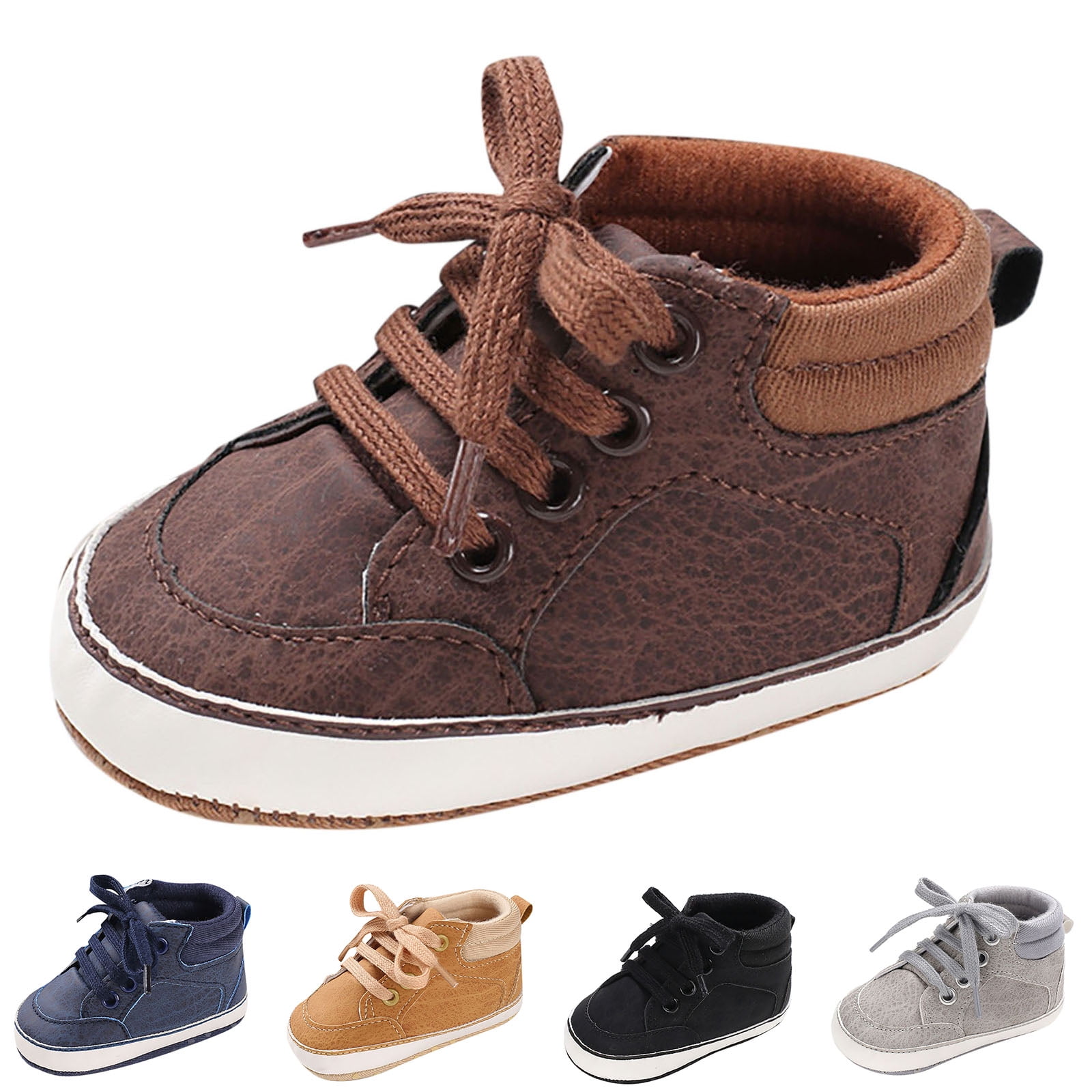 Infant boy booties best sale