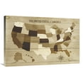 thumbnail image 1 of Global Gallery's 'USA Modern Vintage Wood' By Michael Mullan Stretched Canvas Wall Art, 1 of 1