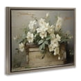 thumbnail image 4 of Stupell Industries Fresh Rustic Flowers Botanical & Floral Painting Brown Floater Framed Art Print Wall Art, 21 x 17, 4 of 10