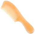 thumbnail image 1 of Breezelike No Static Round Handle Sheep Horn Wide Tooth Comb for Detangling, 1 of 5