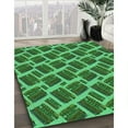 thumbnail image 2 of Ahgly Company Indoor Rectangle Patterned Deep Emerald Green Area Rugs, 5' x 8', 2 of 6