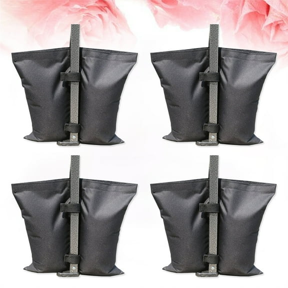 FUTUREORYY Canopy Weights Heavy Duty Fixing Sandbags Black Oxford Cloth for Tent Leg Attachment