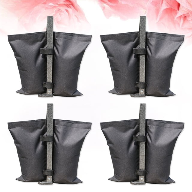 SEWACC 4Pack Tent Weight Black Stability Support for Gazebo Usage