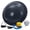 1 Package Pvc 23Inch Yoga Half Ballblack, Classic, variant on Half Balance Ball with Non-Slip Base – Full-Body Workout Equipment for Core Training, Includes Resistance Bands, Pump and Bonus Ball, Ideal for Home Gym Use, Blue