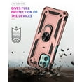 thumbnail image 6 of Allytech Moto Edge 20 Lite Case,Moto Ede 20 Fusion Case,Ring Holder Kickstand Military Grade Shockproof Anti-scratch Protective Compatible with Car Mount Case Cover for Motorola Edge 20 Lite-Rosegold, 6 of 6