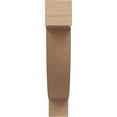 thumbnail image 2 of 2"W x 10"D x 10"H Thin Alpine Rough Cedar Woodgrain TimberThane Corbel, Primed Tan, 2 of 6