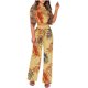 thumbnail image 1 of Traje de cintura con estampado floral de verano para mujer Traje casual de dos piezas a la moda Wmkox8yi bvn765, 1 of 8
