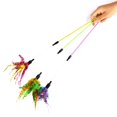 thumbnail image 4 of Cat Teaser Toy Interactive: Funny Fake Feather Cat Wand Toy Kitten Teasing Stick, 4 of 6