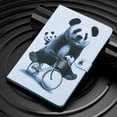 thumbnail image 6 of Dteck Flip Case for Samsung Galaxy Tab A7 Lite 8.7-inch 2021 Tablet models SM-T220 / T225, Cute Pattern PU Leather Folio Case Multi-angle Stand Cover with Card Slots,31 Biking Panda, 6 of 6