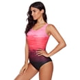 thumbnail image 4 of Traje de baño de una pieza para mujer con copas acolchadas desmontables X Back, 4 of 8