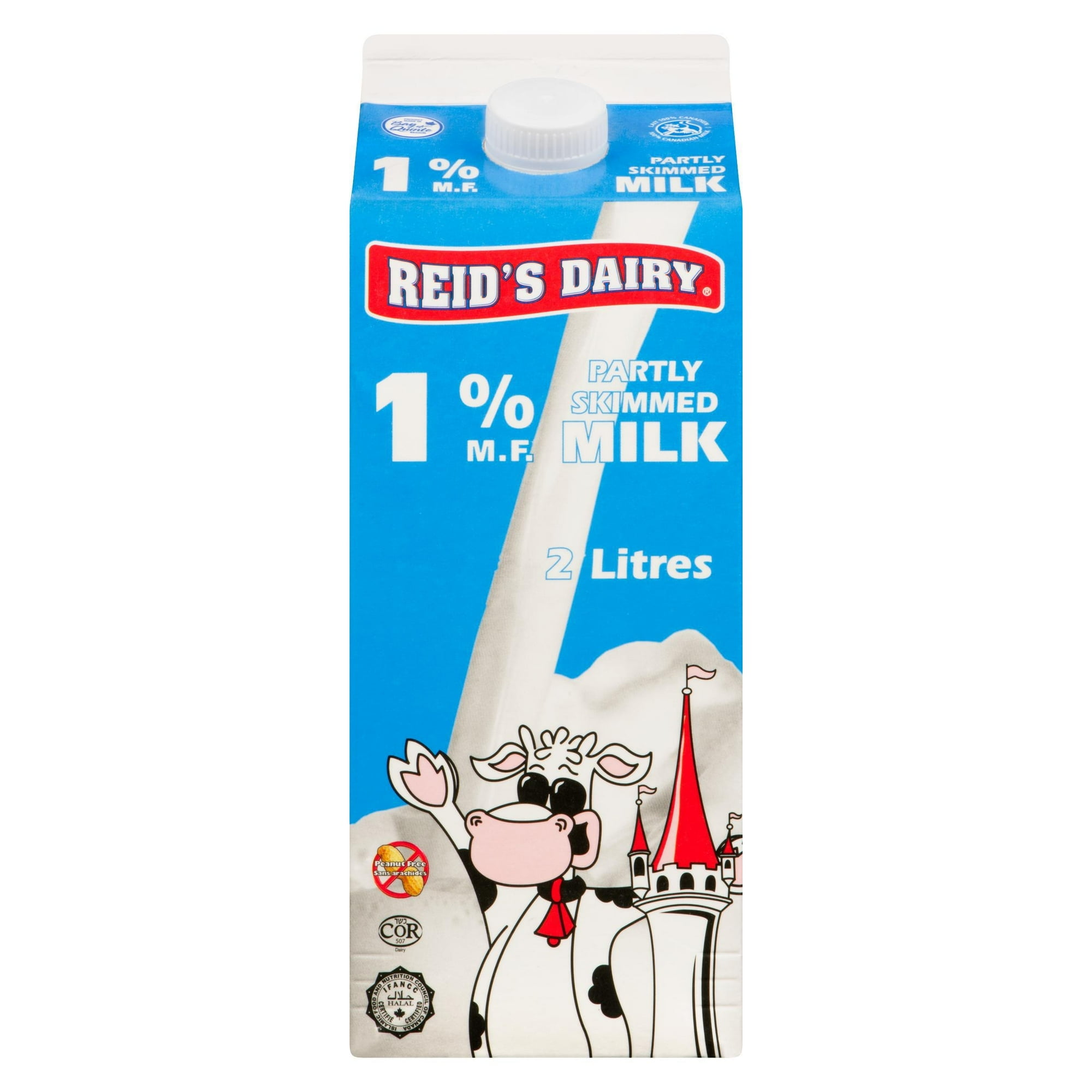 Reid's Dairy 1% M.F. Partly Skimmed Milk