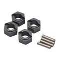 thumbnail image 3 of 4x Adaptateur Roue RC Modèle Accessoire Pièces de Rechange Rallonge Roue RC Entretoises Roues Moyeux pour 1/24 Fcx24 1/24 RC Voiture sur Chenilles Gris Foncé, 3 of 8
