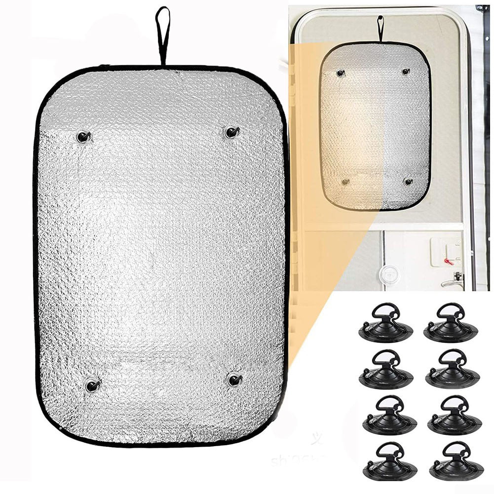 RV Motor Home Roof Vent Sunshield Reflective Insulator UV Shade Pillow Cover 14" 