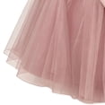thumbnail image 5 of Girls Princess Dresses Cozy Satin Tulle,V Neck Back Big Bow Floor Length Wedding Flower Party Pageant Gown Pink 3-4Years, 5 of 7