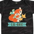 thumbnail image 4 of Inktastic Little Brother Woodland Fox Lil Bro Boys Baby Bodysuit, 4 of 5