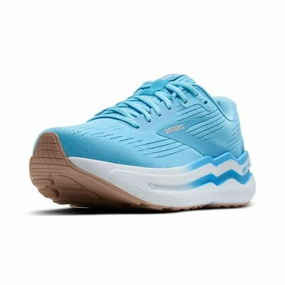 Brooks Women’s Ghost Max 2 Neutral Running & Walking Shoe - Baltic Sea/Bonnie Blue/Peach - 9.5 Medium