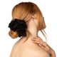 thumbnail image 2 of Cintas para el pelo Scrunchies Kitsch Brunch, lino negro deshilachado, sin arrugas, 2 of 7