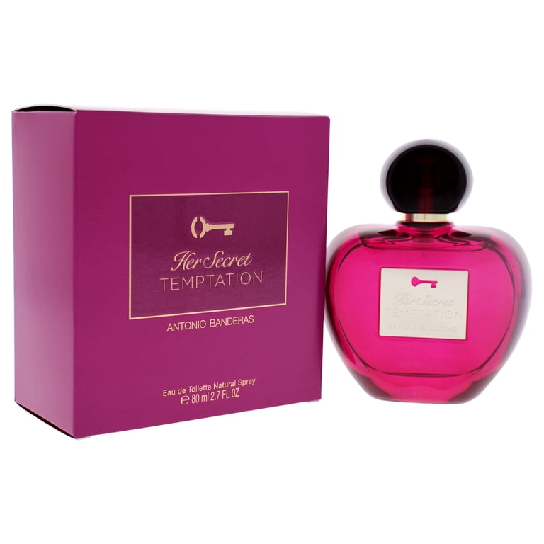 Antonio Banderas, Her Secret Temptation, 2.7 oz EDT Spray, for Women -  Walmart.com