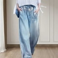 thumbnail image 2 of QHFBli Womens Metallic Mid Rise Silver Jeans Straight Fit Gold Plating Denim Pants, 2 of 4
