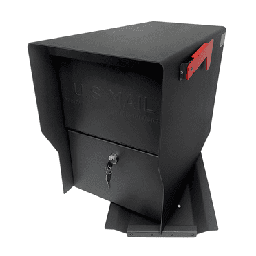 Secure Curbside Locking Mailbox for Packages, Black