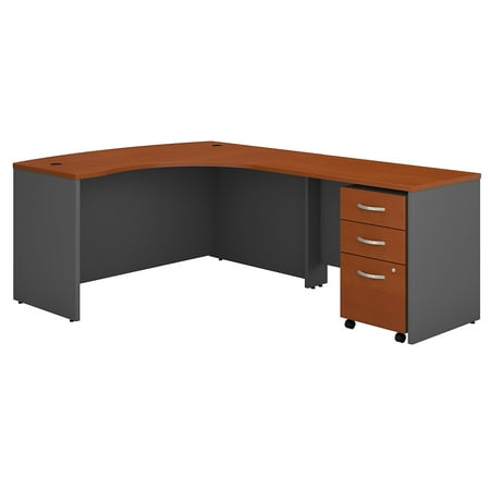 - Series C Returns & Bundles 257 Lbs Weight Capacity Engineered Wood 60 W x 43 D Right Hand L-Desk with 3 Drawer Mobile Pedestal