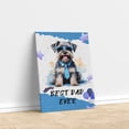 thumbnail image 3 of Happy Father's Day Best Schnauzer Cool Dad Ever Vertical Matte Canvas Poster Miniature Schnauzer Dog Lover Wall Art Home Decor - 12007, 3 of 5