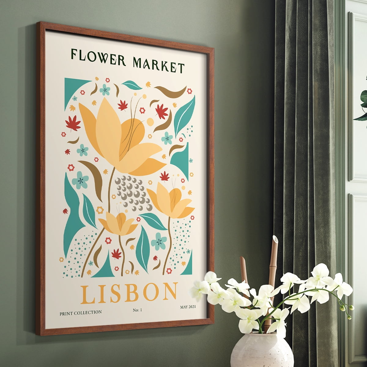 Matisse XL Framed Print - Solid Wood