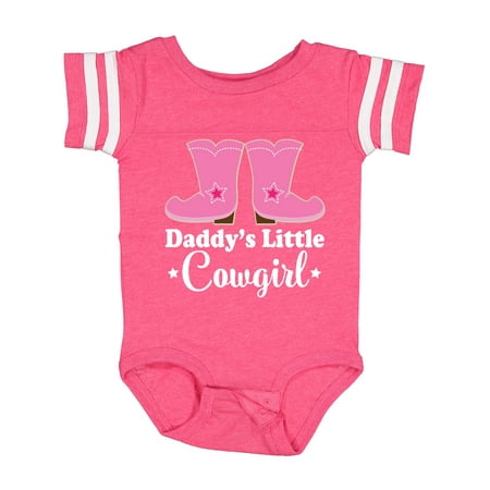

Inktastic Daddys Little Cowgirl Gift Baby Girl Bodysuit