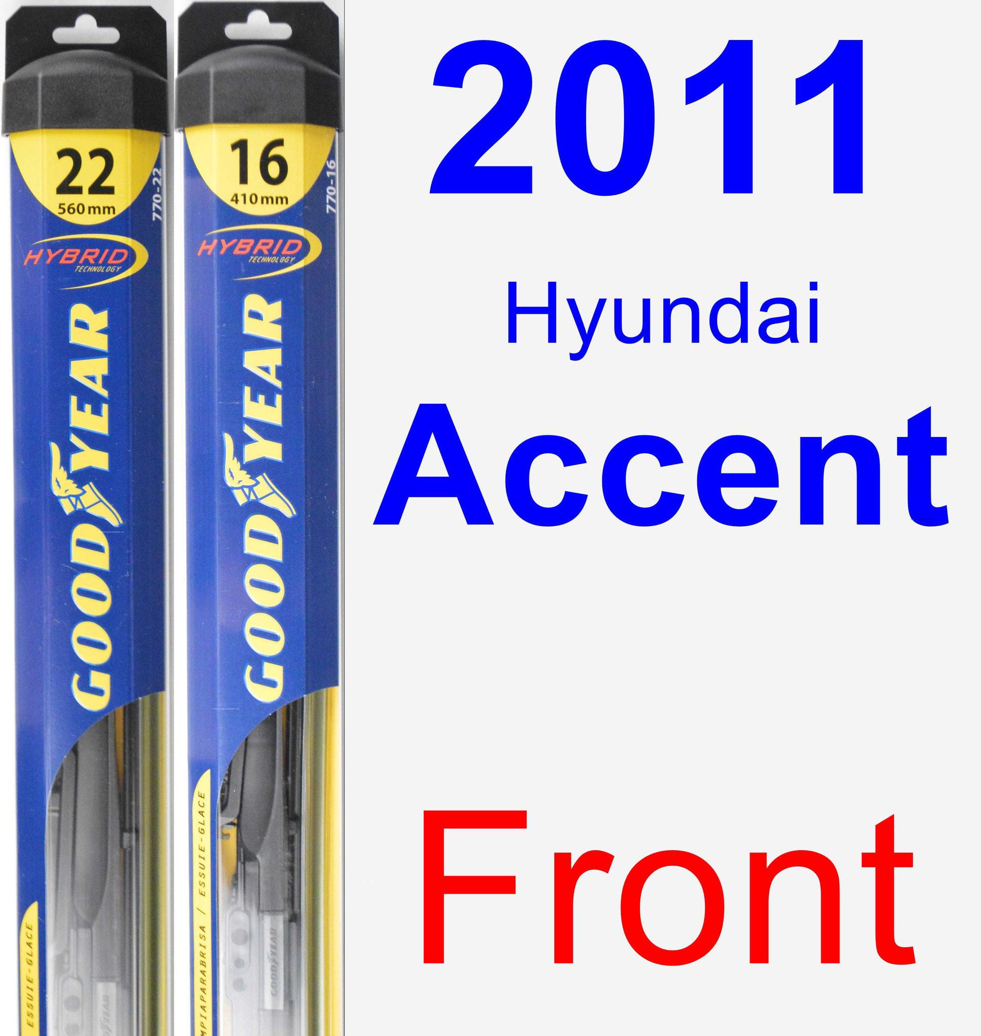 DUPONT Hybrid Wiper Blade 16''/18" For Hyundai Accent i20 Matrix Tuscon Veloster