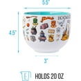 thumbnail image 3 of Silver Buffalo Harry Potter Icons Ceramic Ramen Noodle Rice Bowl with Chopsticks, Microwave Safe, 20 Ounces, 3 of 10