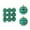 Green, variant on RBCKVXZ 8 Pcs Christmas Balls Ornament 3.15 Inch Glittering Hanging Xmas Balls for Tree Decoration Red Purple Plastic Christmas Baubles for Home Winter Decor