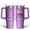 Trump Mom-purple, variant on 30oz Mamasaurus Tumbler with Handle and Straw, Don''t Mess with Mamasaurus You''ll Get Jurasskicked, Coffee Mug Water Bottle Stainless Steel Cup, Mothers Day Christmas Birthday Gift