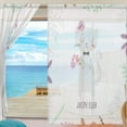 thumbnail image 3 of GZHJMY Cat Sheer Curtains Window Voile Panels Drapes Tulle Curtains, Semi Sheer Curtains 78 Inches Long for Living Room Bedroom, Set of 2 Home Decor, 3 of 4