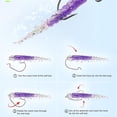 thumbnail image 5 of Fishing Lures 10-Piece Realistic Centipede Soft Bait with Sequins, Bass & Crappie Lures for Freshwater and Saltwater, Glow-in-the-Dark Attract Gear for Salmon, Catfish, Shrimp Outdoors (LK), 5 of 7