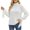 White, variant on Vedolay Fall Sweaters for Women 2023 Long Sleeve Neck Oversized Pullover Sweater Knit Tops,Blue M