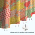 thumbnail image 6 of Pioneer Flower Floral Print Pattern Shower Curtain 72"x72", Bathroom Decorative Shower Curtain Set with 12 Hooks, Waterproof Washable, 6 of 6