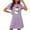 Purple, variant on Sakmal Black Womens Moomoo Nightgown Oversized Christmas Cute Lightweight Mumu Dress Snowmen Print Short Crew Neck Short Sleeve Nightgowns S-2XL