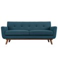 thumbnail image 1 of Modway Engage Causeuse Moderne Rembourrée en Tissu, Bleu Azur, 1 of 5